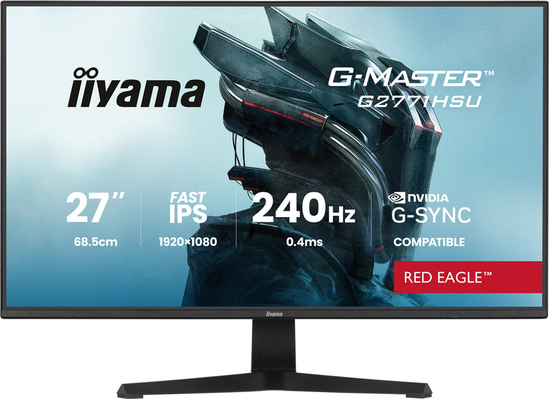 iiyama G-MASTER G2771HSU-B1 computerskærm 68,6 cm (27") 1920 x 1080 pixel Fuld HD Sort