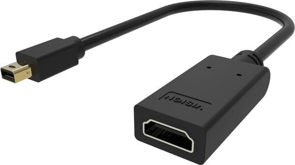 Vision TC-MDPHDMI/BL videokabel adapter Mini DisplayPort HDMI Type A (Standard) Sort
