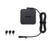 ASUS U65W-01 Universal Mini Mulit-tips Adaptor strømadapter og vekselret Indendørs/udendørs 65 W Sort