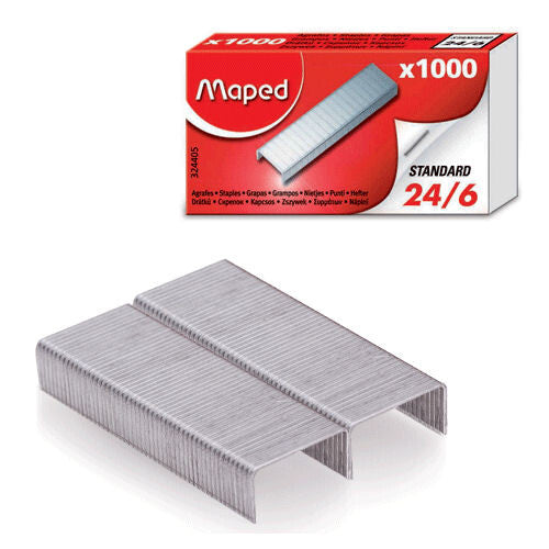 Maped 324405 hæfteklamme Hæftepakker 1000 hæfteklammer