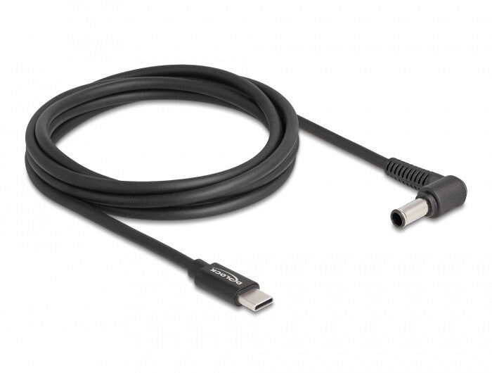 DeLOCK 87981 el-ledning Sort 1,5 m USB C 6 x 4.3 mm