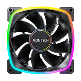 Montech RX140 PWM Computerkabinet Ventilator 14 cm Sort 1 stk