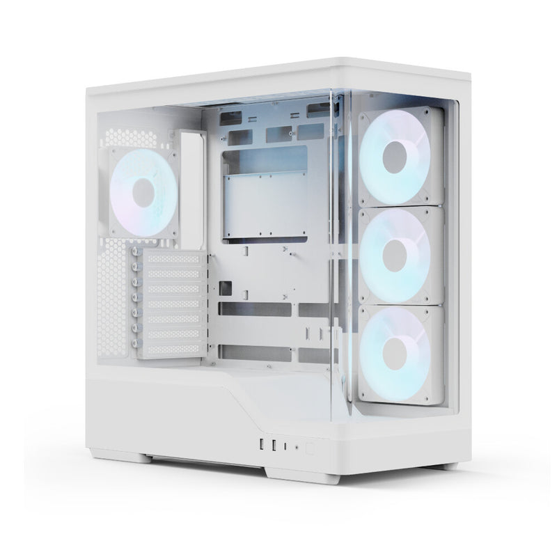 Aerocool P500A-WT Midi Tower Hvid