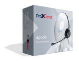 ProXtend Epode Headset Ledningsført Opkald/musik Sort