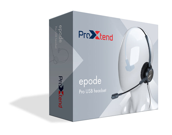 ProXtend Epode Headset Ledningsført Opkald/musik Sort