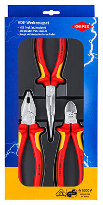 Knipex 00 20 12 mekaniske værktøjssæt 3 værktøjer