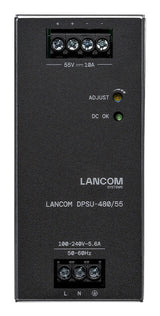 LANCOM DPSU-480/55 enhed til strømforsyning 480 W TS35 DIN Sort, Stål