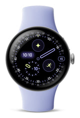 Google Pixel Watch 4 AMOLED 41 mm Digital Berøringsskærm 4G Sølv Wi-Fi GPS (satellit)
