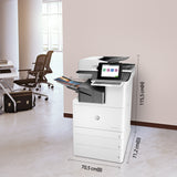 HP Color LaserJet Enterprise Flow LaserJet Enterprise Flow M776zs Trådløst Multifunction Farve Printer, Kopimaskine, scanner; Dupleks