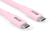 CLUB3D CAC-3002 USB-kabel USB4 Gen 2x2 2 m USB C 20 Gbit/sek. 240 W Lyserød