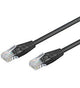 Goobay CAT 6-1500 UTP Black 15m netværkskabel Sort