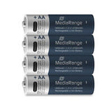 MediaRange MRBAT161 husholdningsbatteri Genopladeligt batteri AA Lithium-Ion (Li-Ion)