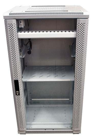 ALLNET 139698 12U Fritstående reol Grå