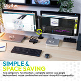 Digitus DS-12856 KVM Switch Grå
