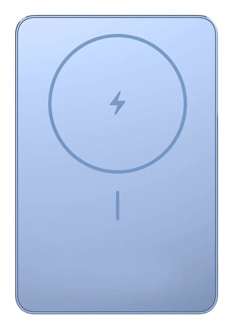 Xiaomi Super Slim Magnetic Power Bank 5000 Lithium-Ion (Li-Ion) 5000 mAh Trådløs opladning Blå