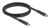 DeLOCK 81177 DisplayPort kabel 1,5 m Mini DisplayPort Sort
