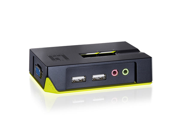LevelOne KVM-0221 KVM Switch Sort, Grøn