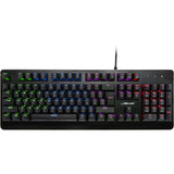 Inter-Tech NK-2000ME tastatur Spil USB QWERTZ Sort