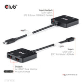 CLUB3D CSV-1558 video-splitter USB Type-C 2x HDMI