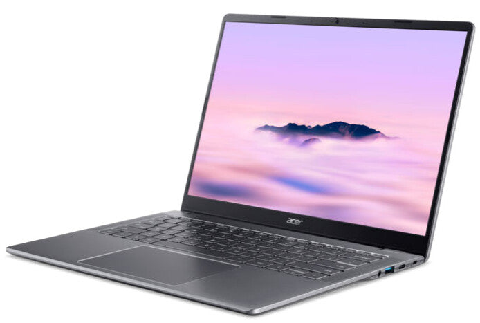 Acer Chromebook CBE594-3-TCO-38QK Intel Core 3 N355 35,6 cm (14") WUXGA 8 GB LPDDR5-SDRAM 128 GB SSD Wi-Fi 7 (802.11be) ChromeOS Grå QWERTZ Tysk
