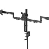 Hama 00220899 skærmbeslag og -stativer 68,6 cm (27") Skrivebord Sort