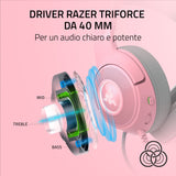 Razer RZ04-04730200-R3M1 hovedtelefoner/headset Ledningsført Opkald/musik Rose
