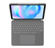 Logitech Combo Touch QWERTZ Schweizisk Smart Connector Grå