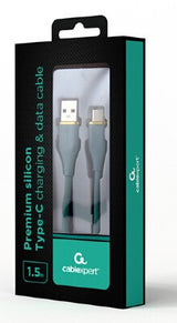 Gembird CC-USB2S-AMCM-1.5M-G USB-kabel USB 2.0 1,5 m USB A USB C 0,48 Gbit/sek. Grøn