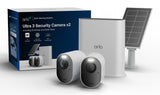 Arlo Ultra 3 Security Camera 2-cam kit + Solar Panel IP-sikkerhedskamera Udendørs 3840 x 2160 pixel Loft/væg