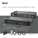 CLUB3D CSV-1382 KVM Switch Sort