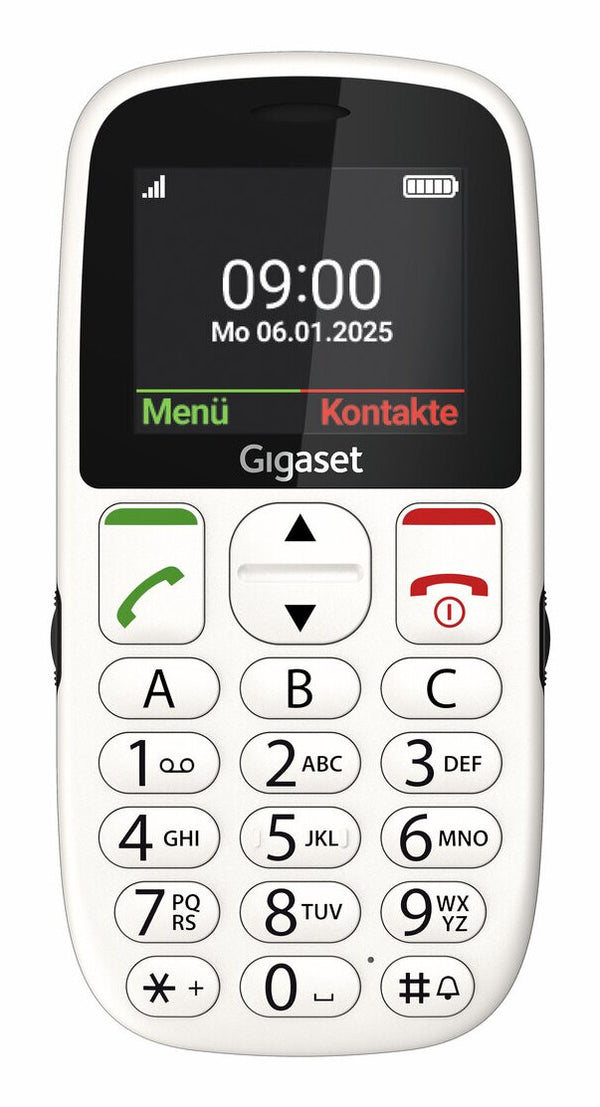 Gigaset GL395 5,59 cm (2.2") 90 g Hvid Senior telefon