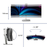 Philips 5000 series 49B2U5900CH/00 computerskærm 124 cm (48.8") 5120 x 1440 pixel Dual QHD LCD Sort