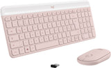 Logitech MK470 tastatur Mus inkluderet Kontor RF trådløst QWERTZ Tysk Rose