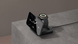 ZENS Nightstand Charger Pro 2 Hovedtelefoner, Smartphone, SmartWatch Sort Vekselstrøm Trådløs opladning Hurtig opladning Indendørs
