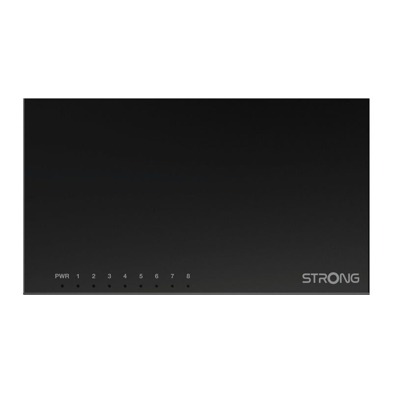 Strong SW8000M netværksswitch Gigabit Ethernet (10/100/1000) Sort