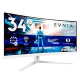 Philips Evnia 5000 34M2C5501A/00 computerskærm 86,4 cm (34") 3440 x 1440 pixel Wide Quad HD LCD Hvid