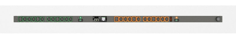 Vertiv Geist MGU5MGB1-24PH63-3PS6B2A10-S strømforsyningsenhed (PDU) 24 AC stikkontakt(er) 0U Sort