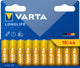 Varta 4106101761 Engangsbatteri AA Alkaline