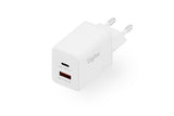 Digitus DA-10302 oplader til mobil enhed Universel Hvid Vekselstrøm Hurtig opladning Indendørs