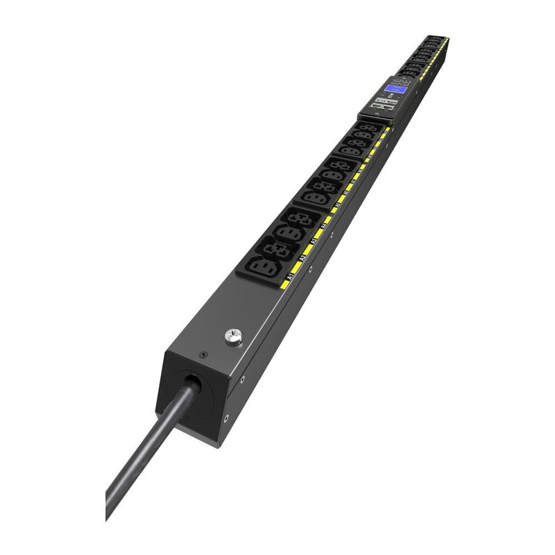 Eaton EVMIFC20A strømforsyningsenhed (PDU) 24 AC stikkontakt(er) 22.5U Sort