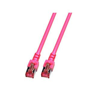 EFB Elektronik RJ45 S/FTP Cat.6 netværkskabel Magenta 2 m Cat6 SF/UTP (S-FTP)
