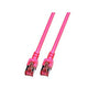 EFB Elektronik RJ45 S/FTP Cat.6 netværkskabel Magenta 10 m Cat6 SF/UTP (S-FTP)