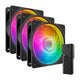 Cooler Master MFZ-M2DN-243P2-R1 Computerkølesystem Computerkabinet Luftkøler 12 cm Sort 3 stk