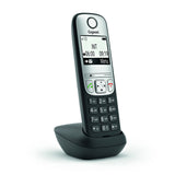 Gigaset A690HX Analog/DECT-telefon Nummervisning Sort, Sølv