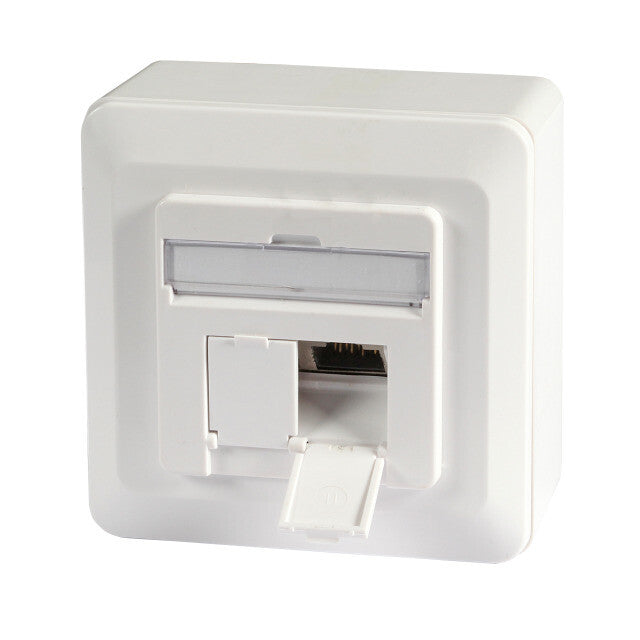 EFB Elektronik ET-25133AV5-R stikkontakt 2 x RJ-45 Hvid