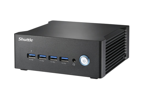 Shuttle Nano PC NA10H 1L størrelse PC Sort 8845HS 3,8 GHz