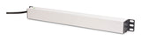 Digitus DN-95436 strømforsyningsenhed (PDU) 8 AC stikkontakt(er) 1U Sort, Sølv