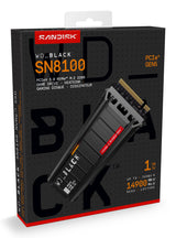 Western Digital Black WD_BLACK SN8100 NVMe 1 TB M.2 PCI Express 5.0 TLC 3D NAND