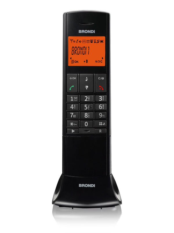 Brondi Lemure DECT telefon Nummervisning Sort