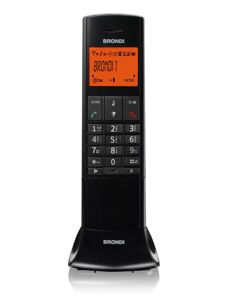 Brondi Lemure DECT telefon Nummervisning Sort
